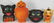 Four Pulp Halloween Lanterns
