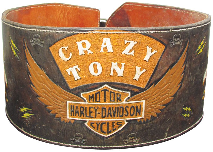 Harley Davidson Leather Kidney Belt
