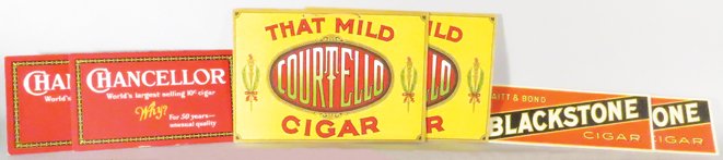 Collection of Cardboard Tobacco Signs (1 of 1)