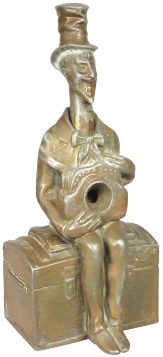 Figural Man on Trunk Cigar Tip Cutter (1 of 1)