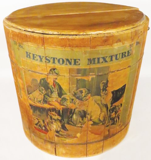 Keystone Mixture 30 Lb. Tobacco Wood Pail (1 of 1)