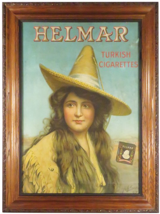 Helmar Turkish Cigarettes Sign (1 of 1)