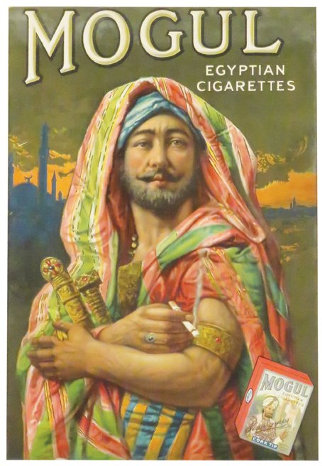 Mogul Egyptian Cigarettes Paper Sign (1 of 1)