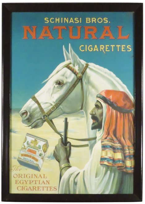 Schinasi Bros Natural Cigarettes Paper Poster (1 of 1)
