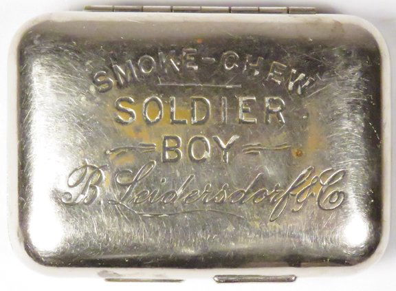 B. Leidersdorf & Co. Soldier Boy Tobacco Case (1 of 1)