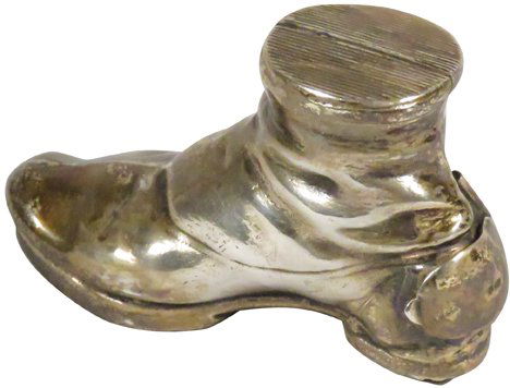 Sterling Silver Figural Boot Match Safe (1 of 2)