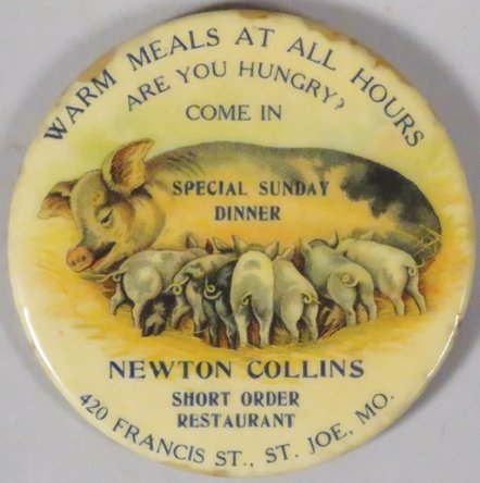 Advertising Celluloid Pocket Mirror (1 of 1)