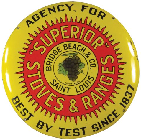 Superior Stoves & Ranges Porcelain Sign (1 of 1)