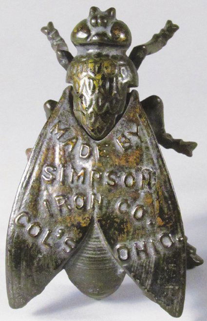 Cast Iron Fly Figural Advertising Match Holder (1 of 1)