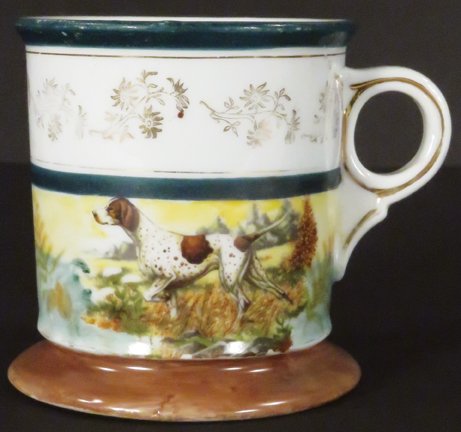 Pointer Hunting Dog Motif Shaving Mug (1 of 1)