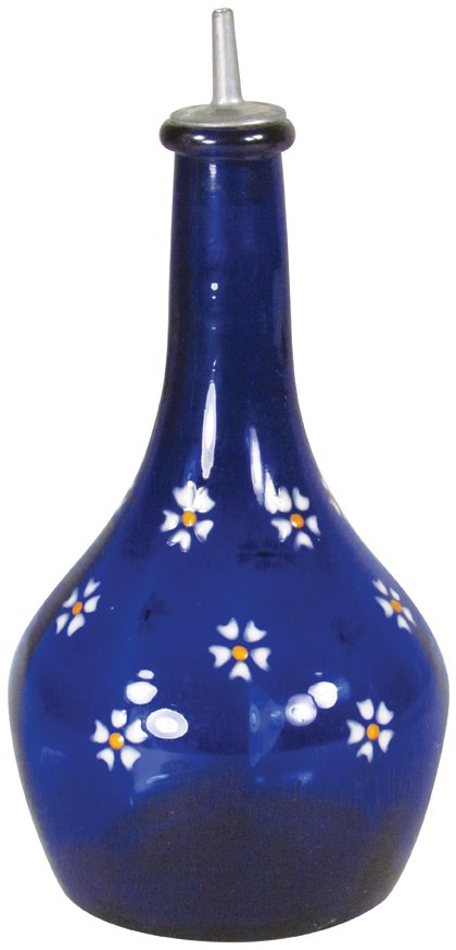 Two Enameled Glass Barber Bottles (1 of 2)