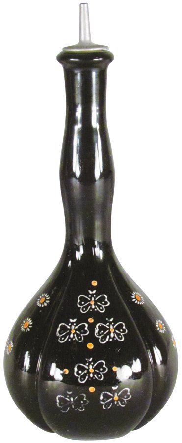 Amethyst Enameled Barber Bottle (1 of 1)