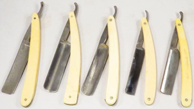 Collection of Five Straight Razors (1 of 1)