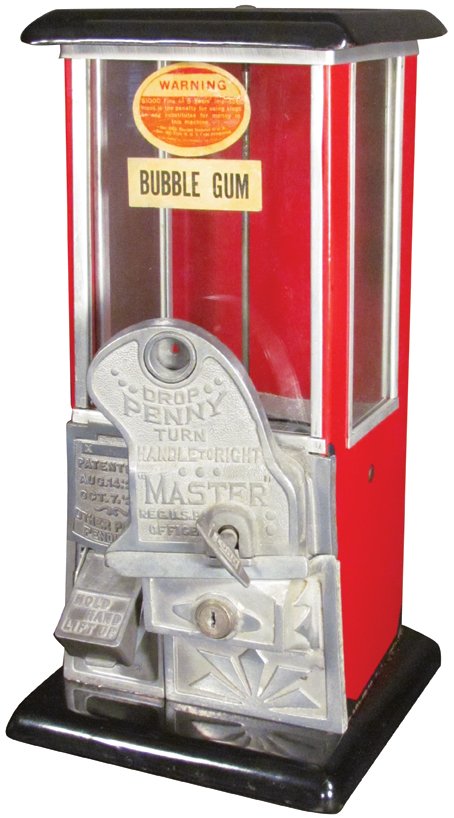 Master Goose Neck Coin Operated Gum Machine (1 of 2)