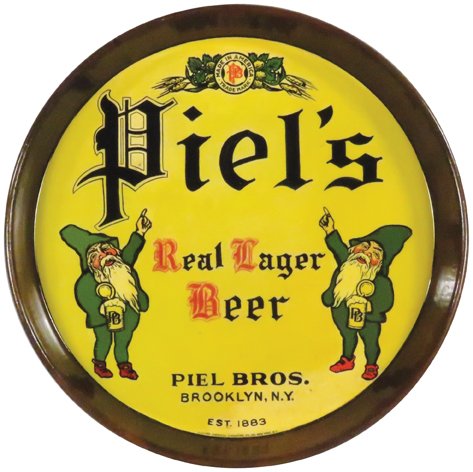 Piel's Real Lager Tin Serving Tray (1 of 1)