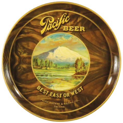 Pacific Beer Tin Serving Tray (1 of 1)