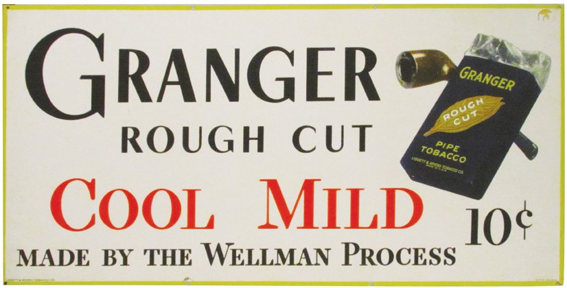 Two Tin Advertising Signs (1 of 2)