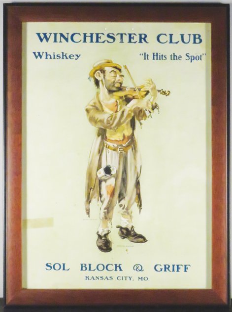Winchester Club Whiskey String Hanging Sign (1 of 1)
