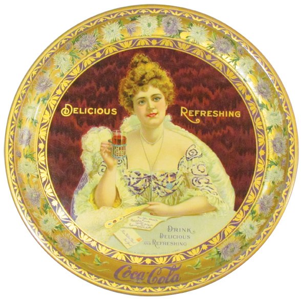 Very Rare 1903 Coca Cola Tin Serving Tray (1 of 1)