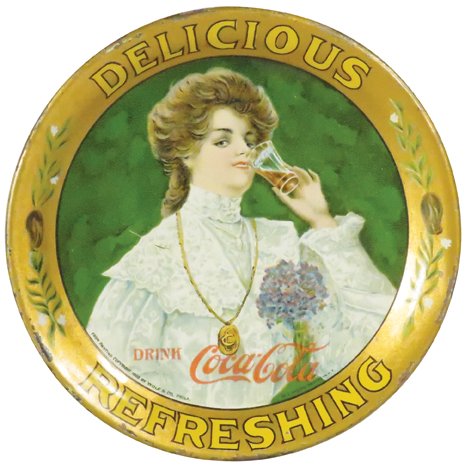 1906 Coca Cola Tin Tip Tray (1 of 1)