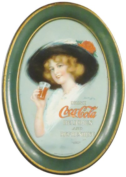 1913 Coca Cola Tin Tip Tray (1 of 1)