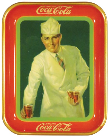1928 Coca Cola Tin Serving Tray (1 of 1)