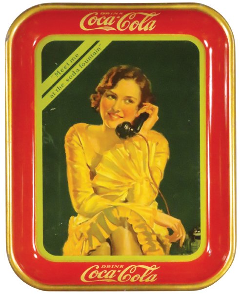 1930 Coca Cola Tin Serving Tray (1 of 1)