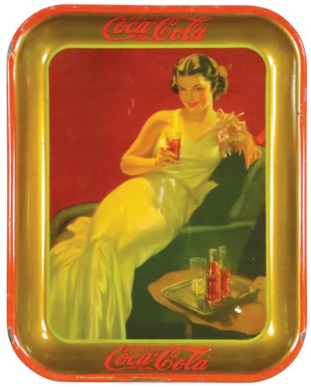 1936 Coca Cola Tin Serving Tray (1 of 1)