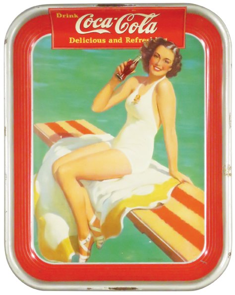 1939 Coca Cola Tin Serving Tray (1 of 1)