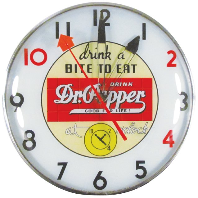 Dr. Pepper Light Up Clock (1 of 3)
