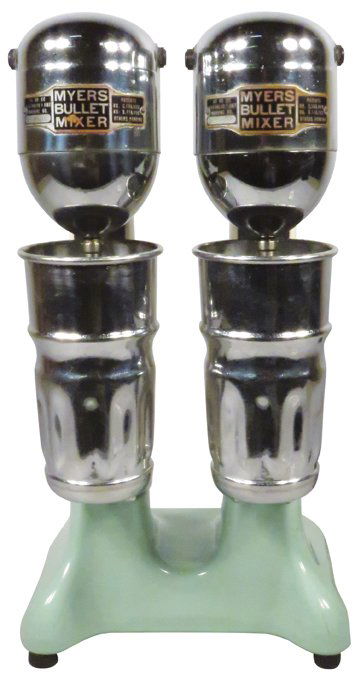 Myers Bullet Double Head, Porcelain Malt Mixer (1 of 2)