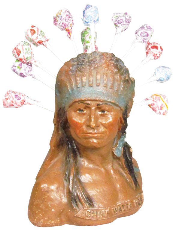 Chief Watta-Pop Chalkware Display (1 of 1)