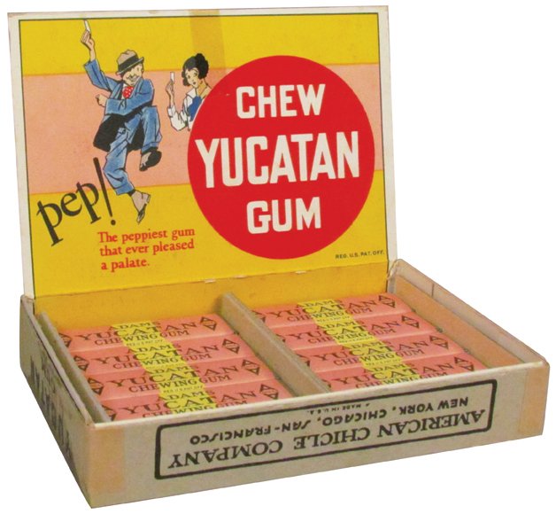 Chew Yucatan Gum Store Display Box (1 of 2)
