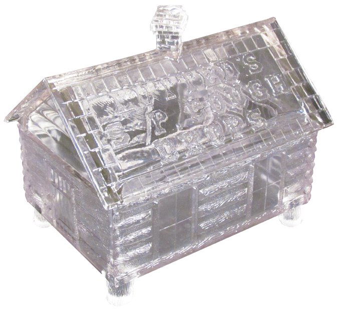 Lutted S.P. Cough Drops Glass Store Jar (1 of 1)