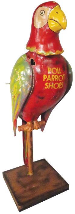 Poll Parrot Paper Mache Advertising Figure (1 of 2)