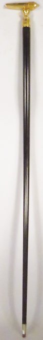 1898 Figural Cannon Handled Cane (1 of 2)