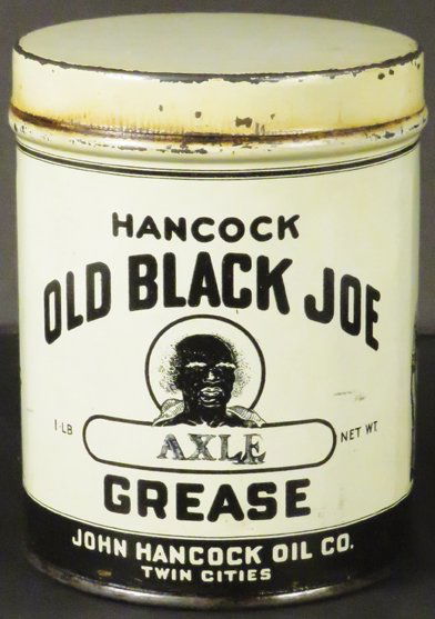 Old Black Joe Axle Grease Tin Can (1 of 2)