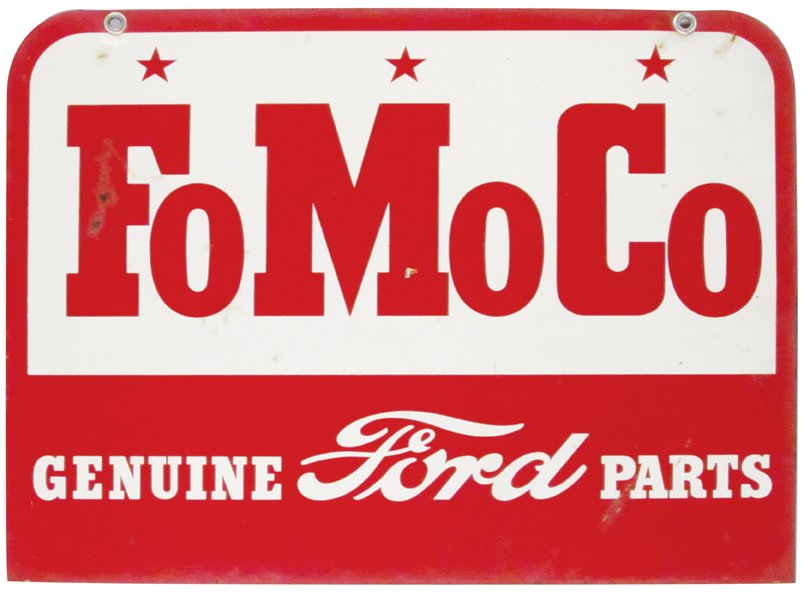 Fo Mo Co Genuine Ford Parts Sign (1 of 2)