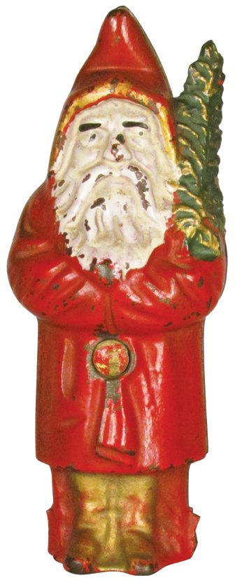 Rare Hubley Cast Iron Santa Still Bank (1 of 2)