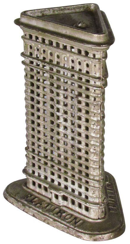 Kenton Cast Iron "Flat Iron" Building Still Bank (1 of 3)