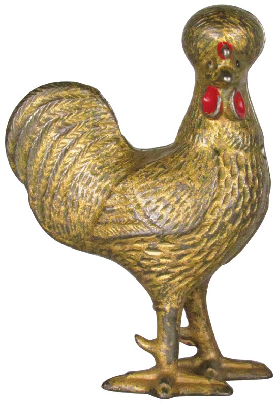 Cast Iron "Polish Rooster" Still Bank (1 of 2)