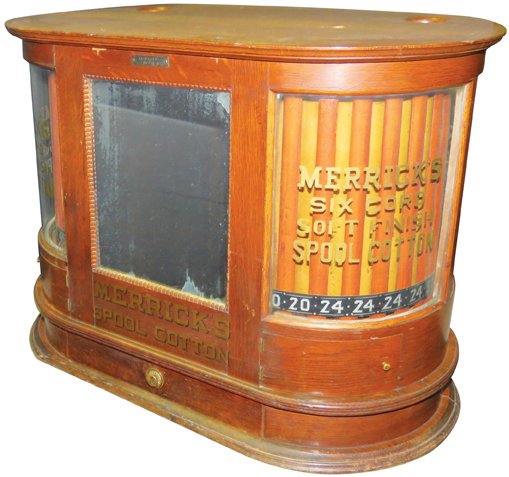 Merrick's Six Cord Spool Cotton Cabinet (1 of 1)