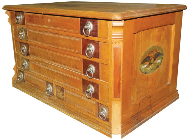 Merrick's Six Drawer Spool Cotton Cabinet (1 of 1)