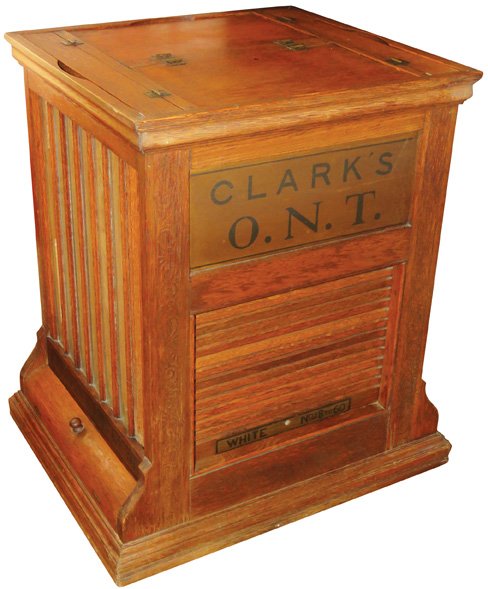 Clark's ONT Spool Cotton Store Display Cabinet (1 of 1)