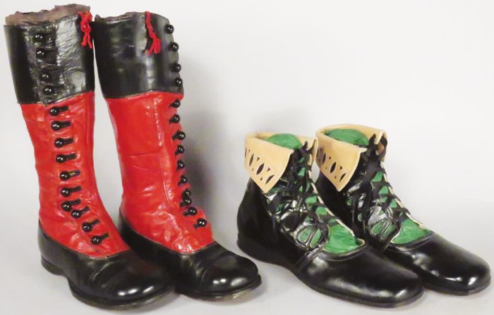 Two Pair of Antique Children's Shoes (1 of 1)