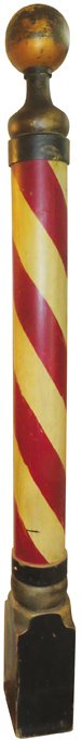 Early Wood Barber Pole (1 of 1)