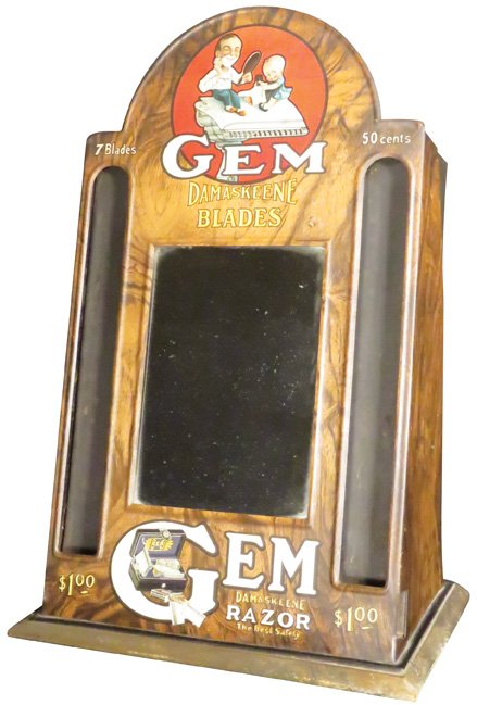 Gem Damanske Razors Tin Store Display (1 of 2)