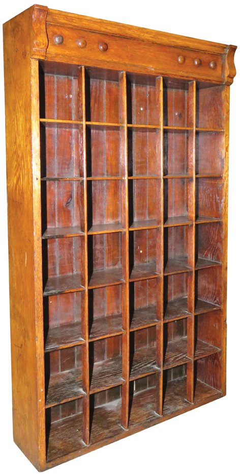 Barber Shop Occupational Shaving Mug Rack (1 of 1)