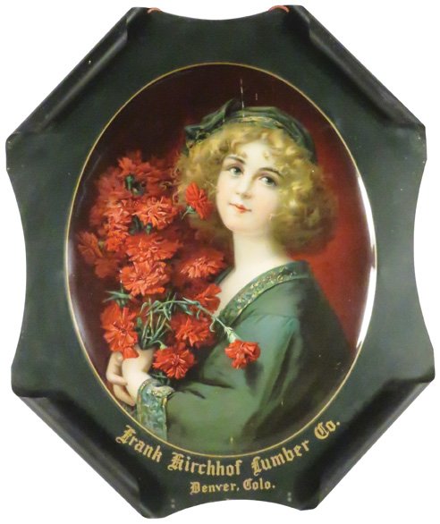 Frank Kirchhof Lumber Co. Curled Corner Tin Sign (1 of 1)