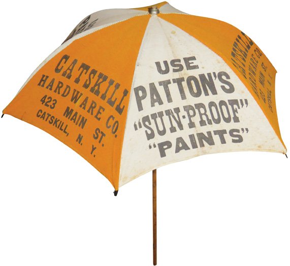 Patton's "Sun Proof" Paints Advertising Umbrella (1 of 1)